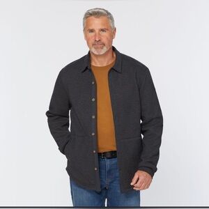 NWT  Duluth Men's Burly Thermal Sherpa-Lined Shirt Jacket Size Medium